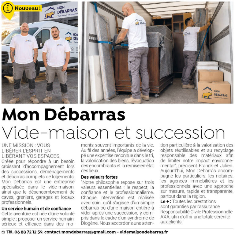 easy magazine article sur vide maison débarras